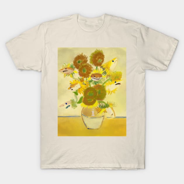 Sunflowers T-Shirt by rapidpunches